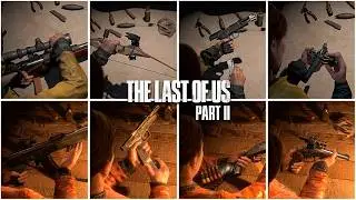 The Last of Us Part II Remastered - All Weapon Upgrade Animations (4K)