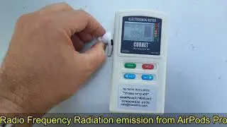 Radio Frequency Radiation emission from AirPods Pro