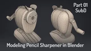 Blender | Boston Vintage Champion Pencil Sharpener | SubD | part 01