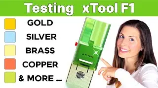 Testing Materials with xTool F1 Laser Machine (DIY Jewelry & Other Projects)