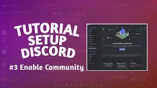 Cara Enable Community & Welcome Screen | Tutorial Discord #3