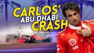 Carlos Sainz Abu Dhabi Crash | F1 Behind the scenes
