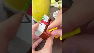 Sponge Bob with his own hands🧽 #spongebob #губкабоб #diy