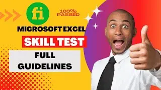 How To Pass Fiverr Microsoft Excel Skill Test & Test Answers 2022