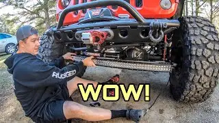 I Install a 50” Lightbar UNDER My JKU Rubicon