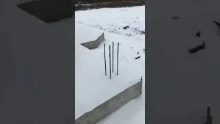 Фундамент и новый участок. Завдом