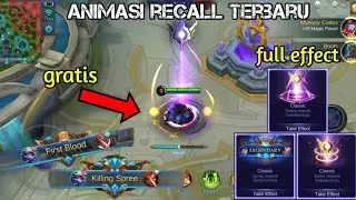 CARA MENDAPATKAN ANIMASI RECALL TERBARU SECARA GRATIS | MOBILE LEGENDS