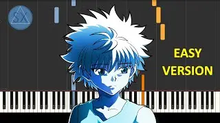 Hunter x Hunter - Zoldyck Family Theme (2011) - Easy Anime Piano Tutorial