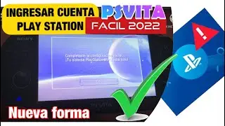 COMO VINCULAR CUENTA PSN en tu PSVITA FÁCILMENTE ingresa la cuenta Play Station en PSVITA