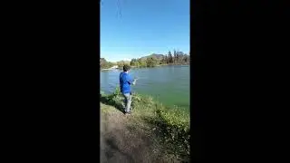 Pesca en laguna caren  2 jarpas