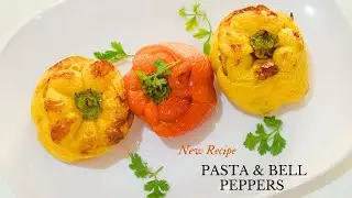 How to Make Autumn's BEST Stuffed Roasted Bell Pepper Recipe!  كيفية عمل الفلفل الرومي المحشي