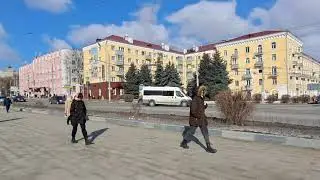 Площадь Партизан, город Брянск. Partizan Square, Bryansk city.