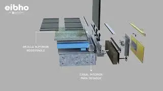 360 eibho -barandillas con canal de desagüe asociado