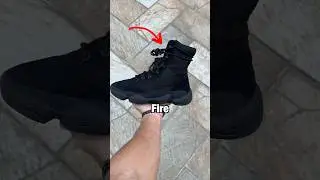 Yeezys that can literally start a fire😳