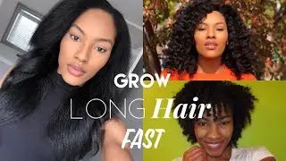 How I Grew My Hair Long and Fast|Updated for 2020