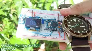 [Arduino] UV Sensor System using Arduino with OLED Display