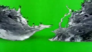 Water rushing to camera