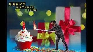 Happy birthday Maniplution effect Photoshop CC free PSD file Download by pauleditz