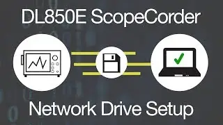 Yokogawa Dl850E ScopeCorder Network Drive (FTP client) How to.