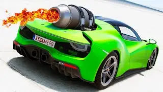 This Mod Lets You Put Jet Engines On ANY Car In BeamNG Drive...
