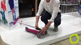 Трёхколёсный самокат со складной ручкой Globber Elite S