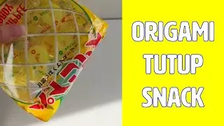 Origami ala Jepang cara Tutup Snack #Shorts
