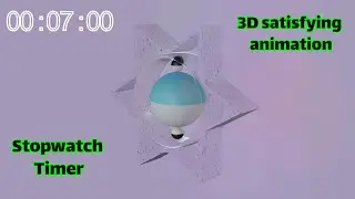 for more peace mind/This satisfying 3d animation video/Screensaver for Meditation / 7min timer