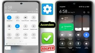 Impostazioni del centro di controllo Redmi 13c| Cambia il centro di controllo su Redmi Series Mobile