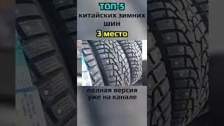 ТОП-5 Китайских зимних шин / 3 место