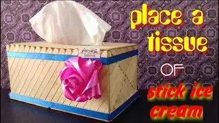 Cara Membuat Tempat Tisu Dari Stik Es Krim