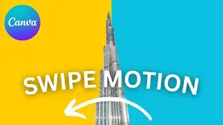 How to Create Swipe Animation in Canva | Canva Tutorial | Mazrify