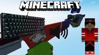 Keyboard + Mouse Sound ASMR {480 FPS} The Bridge | Pika Network | Smooth Renders