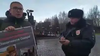 Шиес. Пикет в Сыктывкаре в поддержку Михаила Габова.