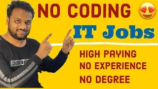 IT jobs without coding | It Jobs without Programming with high package | IT jobs with zero coding