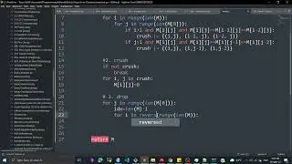 723. Candy Crush in Python | Programming interview Q write programming script for candy crush py