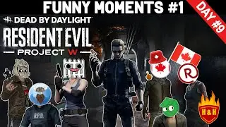 ALBERT WESKER IS SCARY! | 25 DAYS OF H&H DAY 9 | Dead By Daylight Funny Moments #1