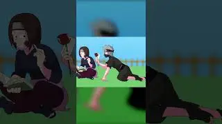 KAKASHI helps OBITO 