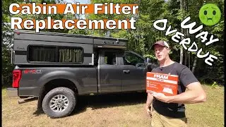 F250 Cabin Air Filter Replacement After 45,000 Miles.  How Bad Can It Be?