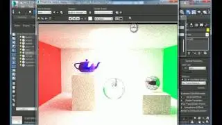 Creating overhead neon light using material from Material library in Autodesk 3ds max