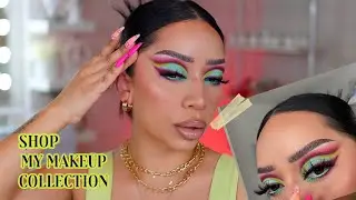 SHOP MY MAKEUP STASH | COLORFUL CUT CREASE TUTORIAL