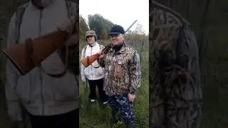 Домик в Подмосковье. Охота на фазана с егерем и собакой.