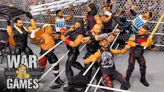 The Shield & The Usos vs The Bloodline - WarGames Action Figure Match