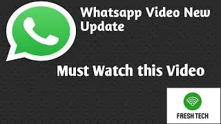 WhatsApp Video New Update | By 