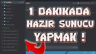 1 Dkda sunucu kurmak!