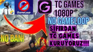 PUBG MOBİLE TC GAMES FULL HD 1080P | VIP OLMANA GEREK YOK!!! EN İYİ EMÜLATÖR | GAMELOOPA MEYDAN OKU!
