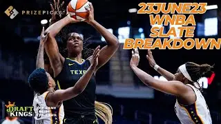 WNBA DFS SLATE BREAKDOWN AND BEST PICKS 23JUNE23