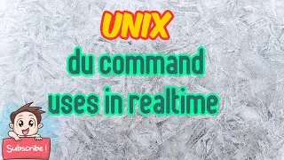 du command with Realtime examples || disk usage command || Unix || Priya Tech Tutorials || 2021