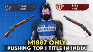 Pushing for Top 1 Title In M1887 | Solo Br Rank Push | Pushing Weopon Glory Ep-1 |