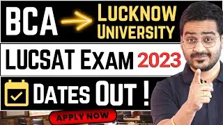 💥Lucknow University Entrance Exam! UGET Lucknow University BCA Entrance Exam 