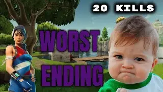 The Worst Way To End A Game In FORTNITE*